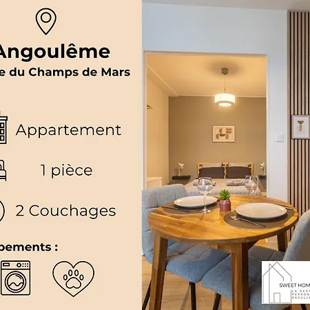 Apartment S1 Sweet Homes I Secteur Champs De Mars I 2 Couchages - Animaux Acceptes